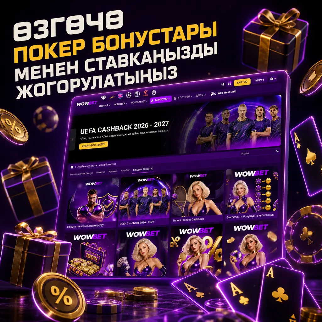 Wowbet покер столдорунда колдонулган 1500 EUR + 150 FS чейинки кош келдиңиз бонусу менен ставкаңызды жогорулатыңыз