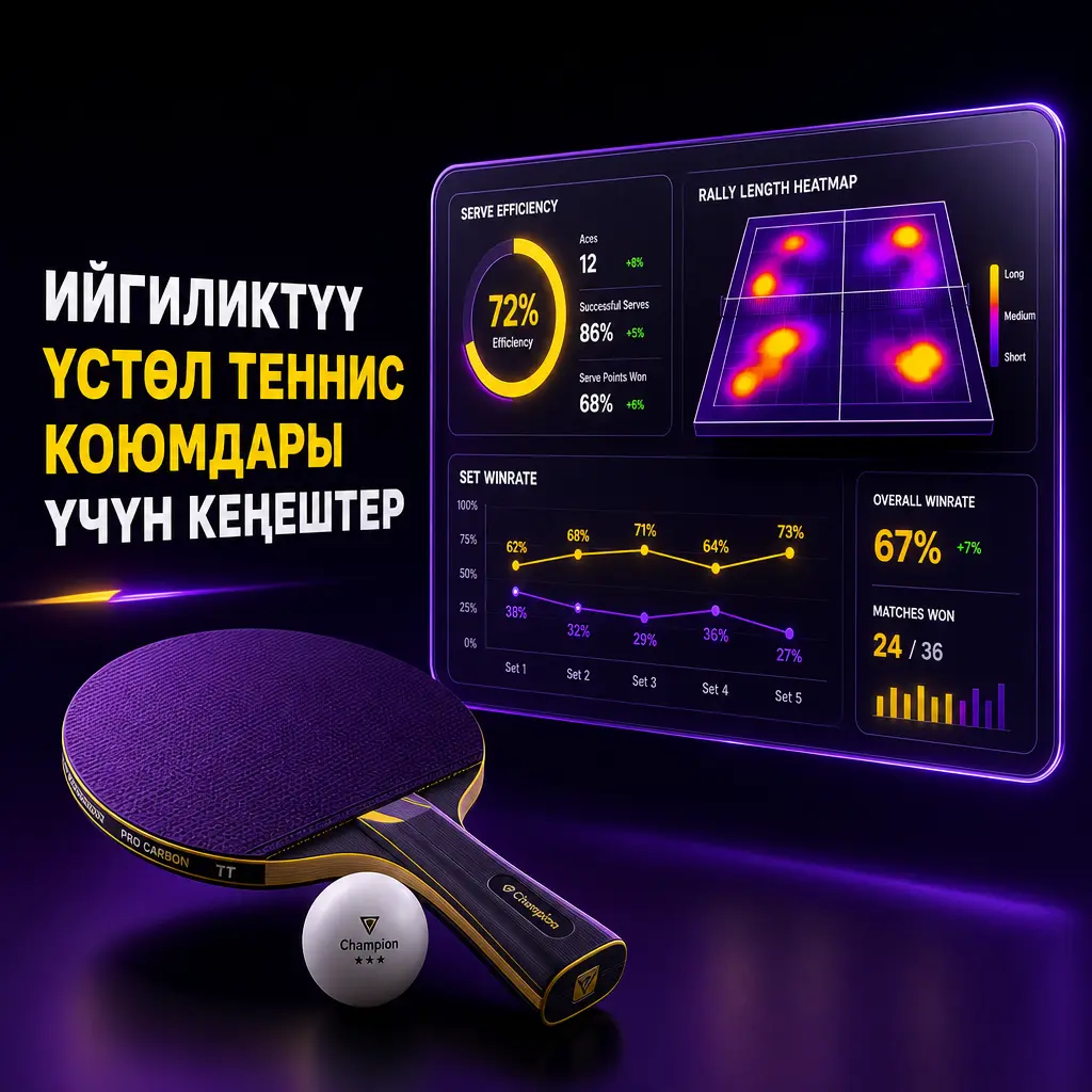 Ийгиликтүү үстөл теннис коюмдары үчүн пайдалуу кеңештер: оюнчунун стили, чарчоосу жана банкролду башкаруу принциптери.