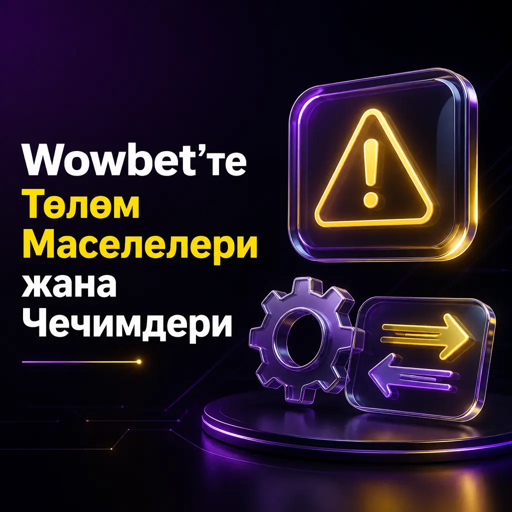 Wowbet'те төлөм маселелерин чечүү: каражат түшпөй калуу, текшерүү, лимит жана төлөм ыкмасынын жеткиликсиздиги боюнча көрсөтмөлөр.